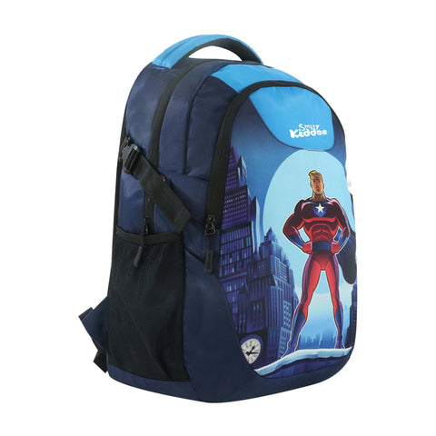 Image of Smily Kiddos Junior victor School Backpack Victor Blue