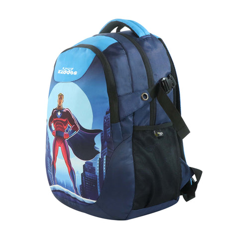 Image of Smily Kiddos Junior victor School Backpack Victor Blue