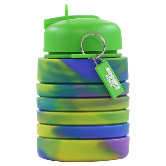 Smily Kiddos Silicone Expandable Bottle - Lemon Green