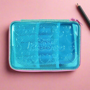 Smily Kiddos PVC Pencil Case Light Blue