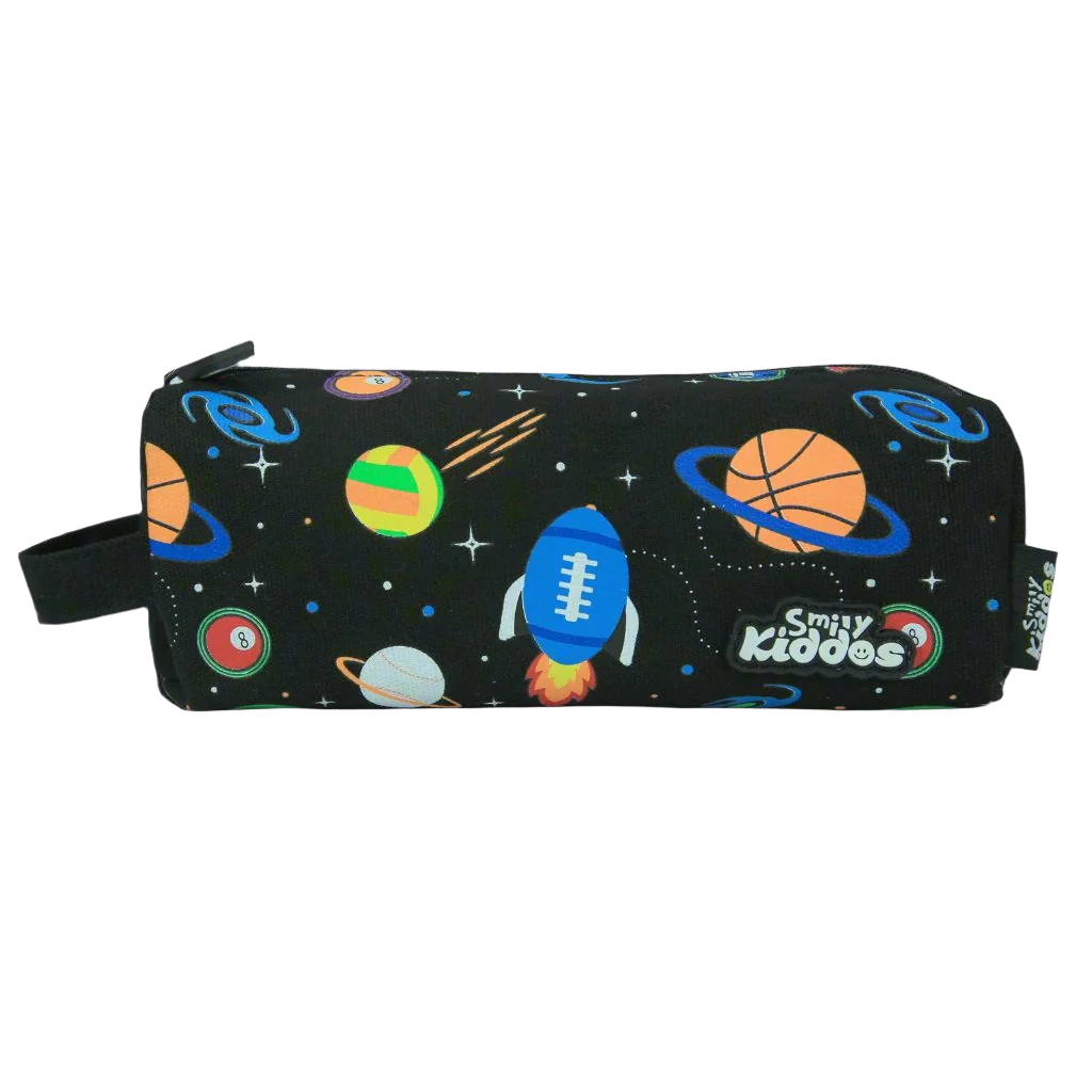 Galactic Explorer Pencil Pouch Black (Space Theme)