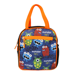 Smily Kiddos Joy Insulated Lunch Bag for Kids â?? Monster Theme, Blue | Durable, Lightweight & Spacious
