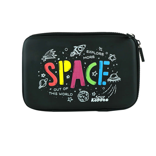 Smily kiddos Single Compartment Space Theme - Black