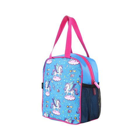 Image of Smily kiddos joy lunch bag-Unicorn Blue