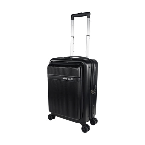 Image of Mike Nova Hard Case Trolley Bag - Black