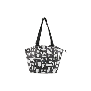 Mike Florence Hand Bag -Grey & White