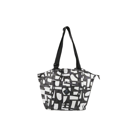 Image of Mike Florence Hand Bag -Grey & White