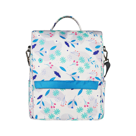 Mike Luxe Bag - White & Blue