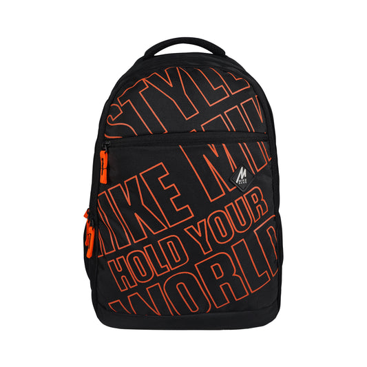 Mike Velto Backpack - Black & Orange