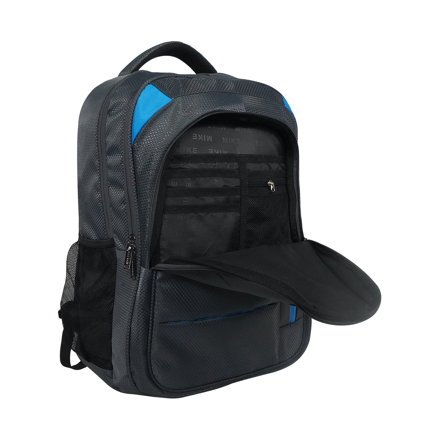 Mike Prestige Lite Backpack -Black & T Blue