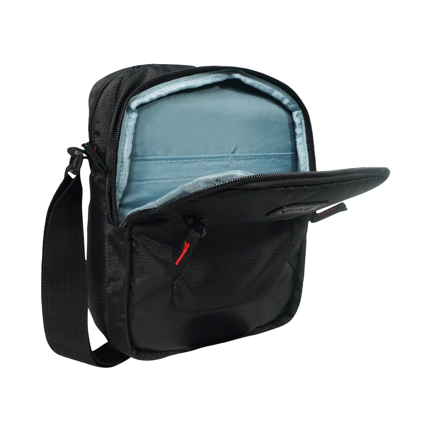 Mike Cayman Sling Bag Small - Black open