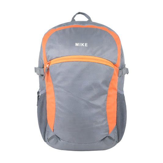 Mike Urban Trek Laptop Backpack with Rain Cover - Grey