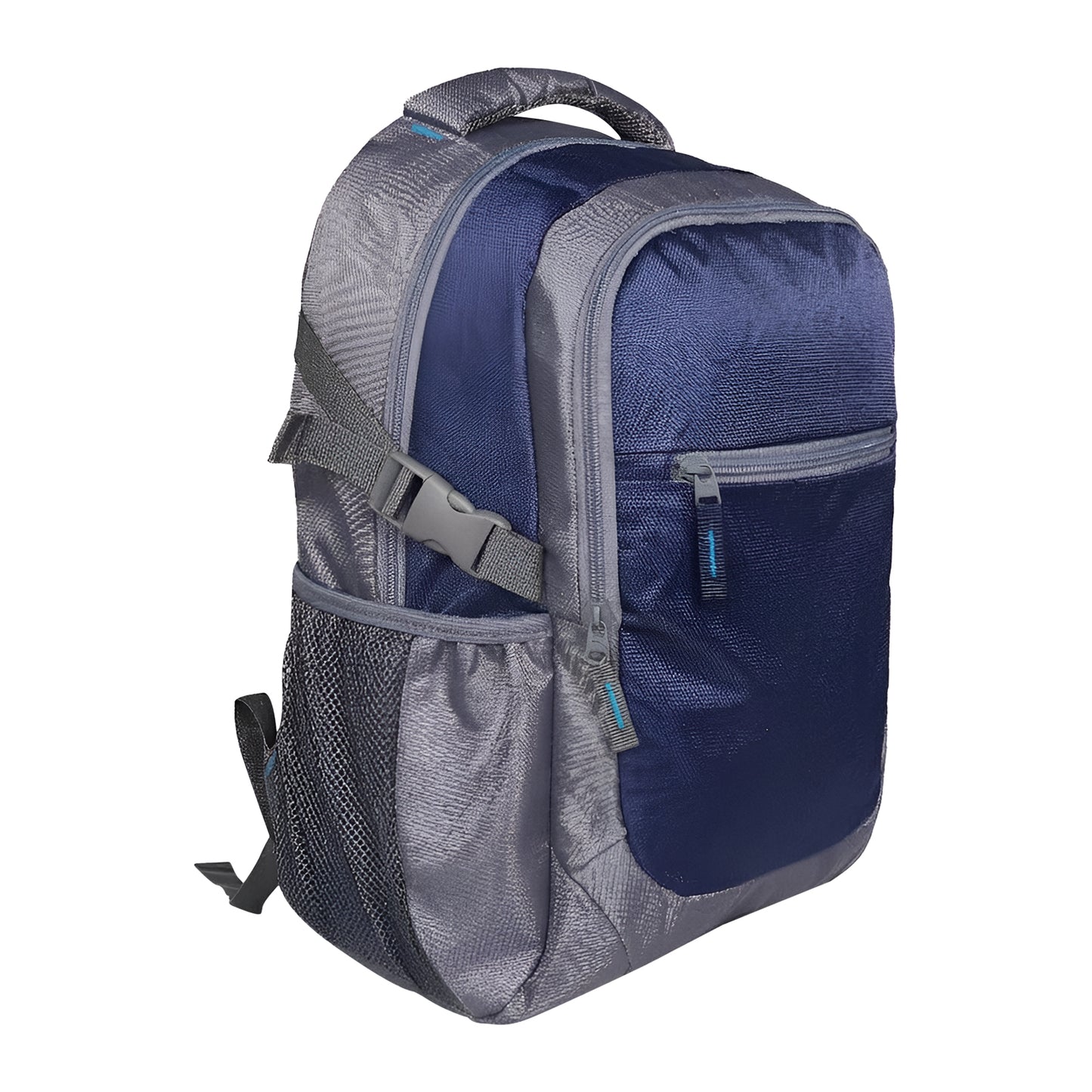 Mike Pro Vault Backpack - Navy Blue & Grey