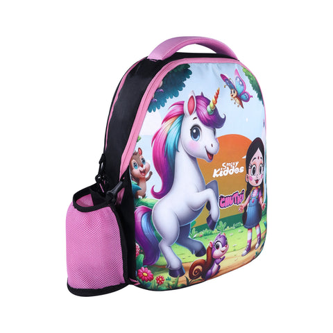 Image of Smily Kiddos - Licensed Chhota Bheem Chutki Junior Backpack 2 - Pink