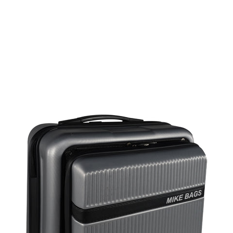 Image of Mike Nova Hard Case Trolley Bag - Grey