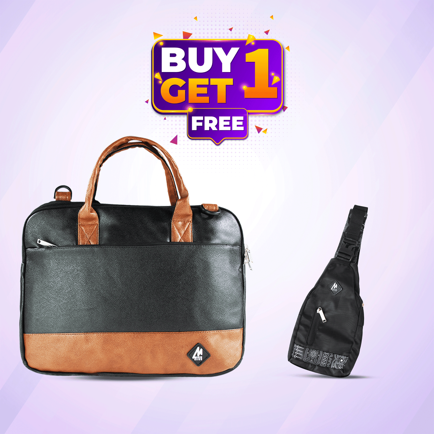 Mike File Bag and Travel Pouch Combo