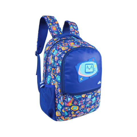 Image of Gamer-Themed Backpack (16L) | Lightweight & Durable School Bag for Kids | Spacious, Trendy & Comfortable Bag - Blue