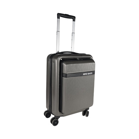 Image of Mike Nova Hard Case Trolley Bag - Grey