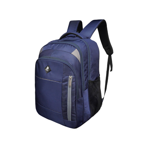 Image of Mike Prestige Backpack - Navy Blue & Grey