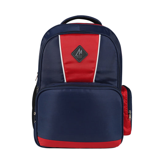 Mike Vektro Backpack - Navy Blue & Red