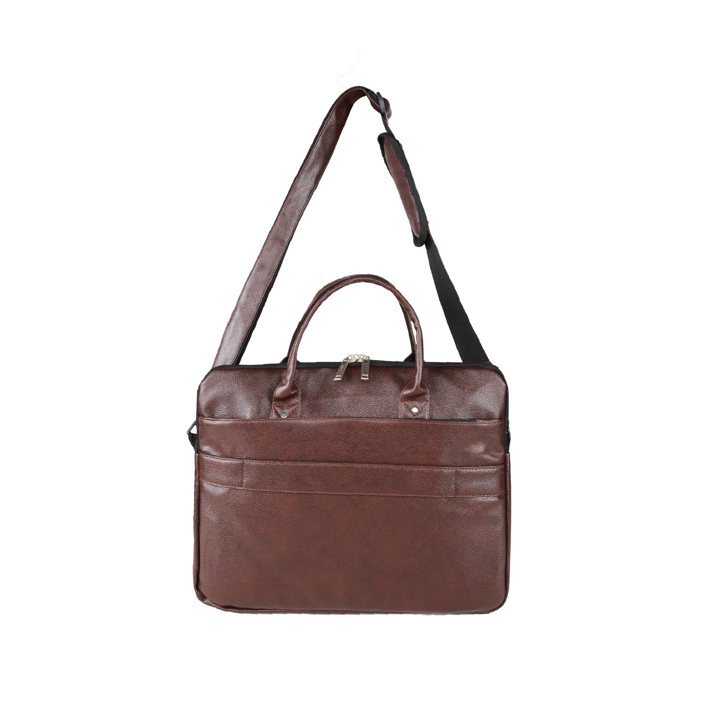 Mike Esquire Leather File Bag - Brown