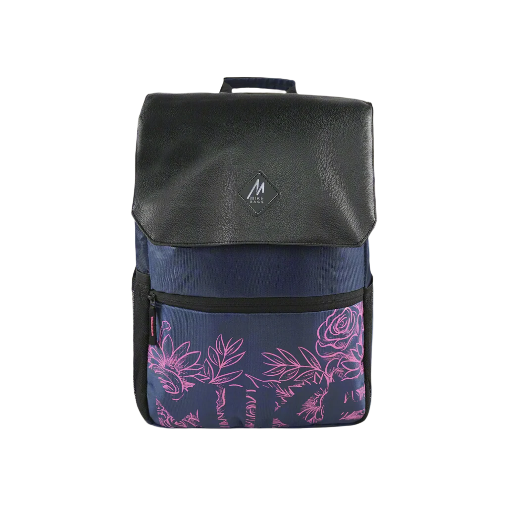 Mike Pathfinder 32L Laptop Backpack - Navy Blue