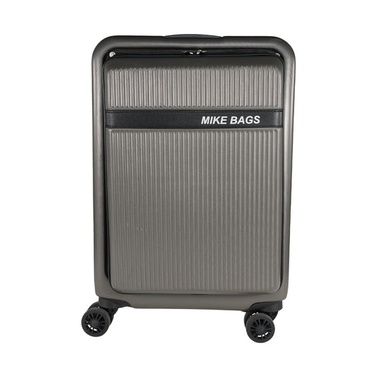 Mike Nova Hard Case Trolley Bag - Grey