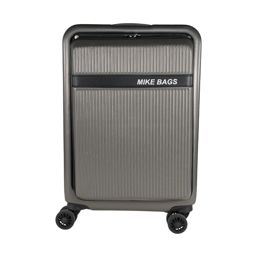 Mike Nova Hard Case Trolley Bag - Grey