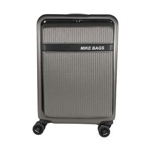Mike Nova Hard Case Trolley Bag - Grey