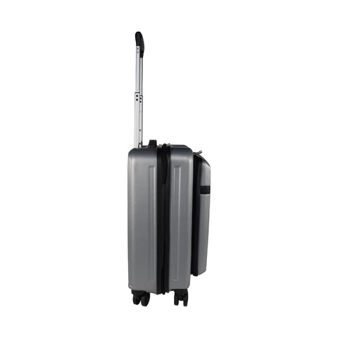Image of Mike Nova Hard Case Trolley Bag - Silver