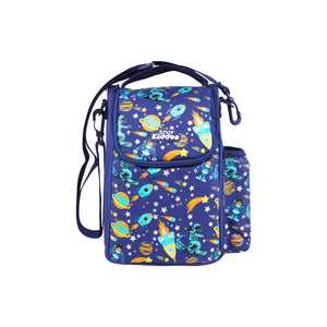 Space Astronaut Strap Lunch Bag V3 |Lunch Bag for Kids | Durable, Spacious & Trendy Blue