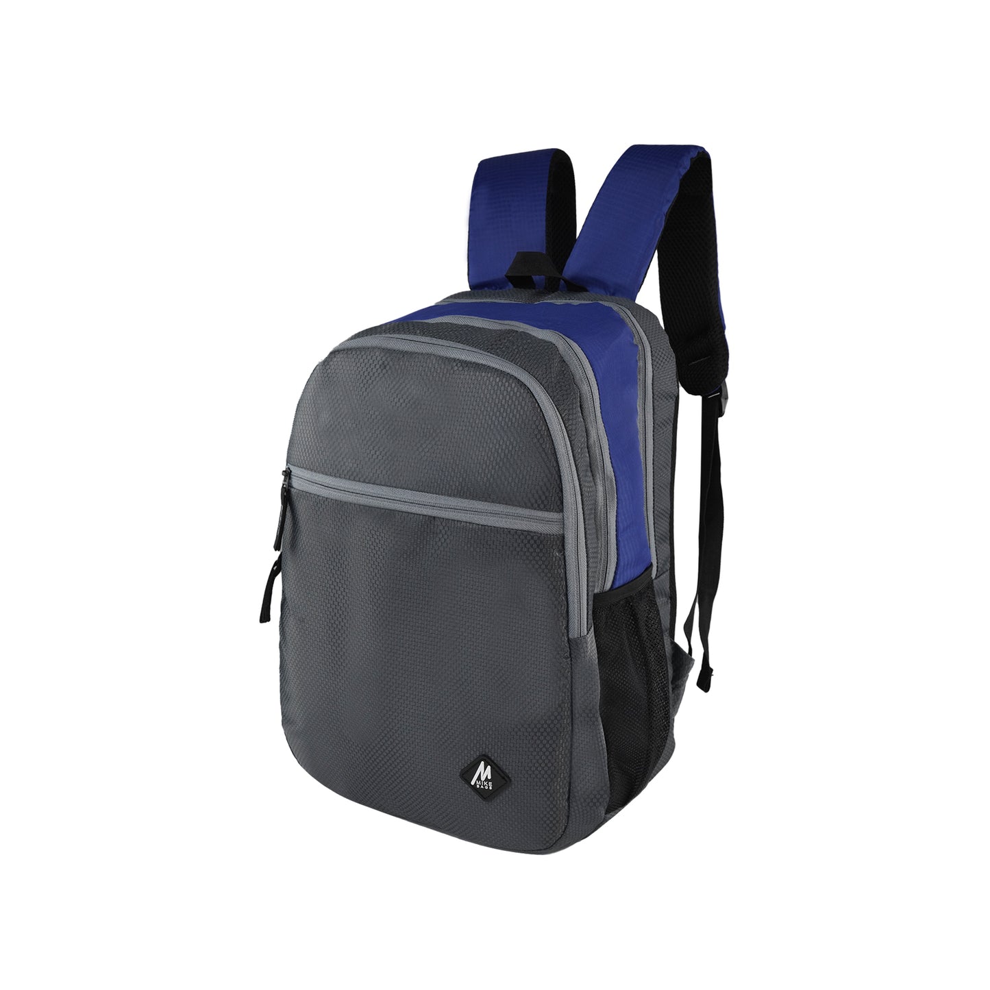 Mike Casual Knapsack Backpack - Grey & Blue