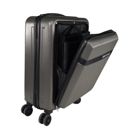 Image of Mike Nova Hard Case Trolley Bag - Grey