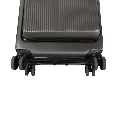 Image of Mike Nova Hard Case Trolley Bag - Grey