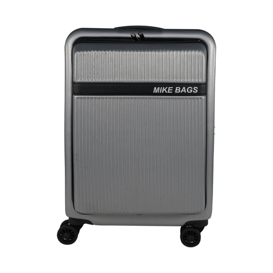 Mike Nova Hard Case Trolley Bag - Silver