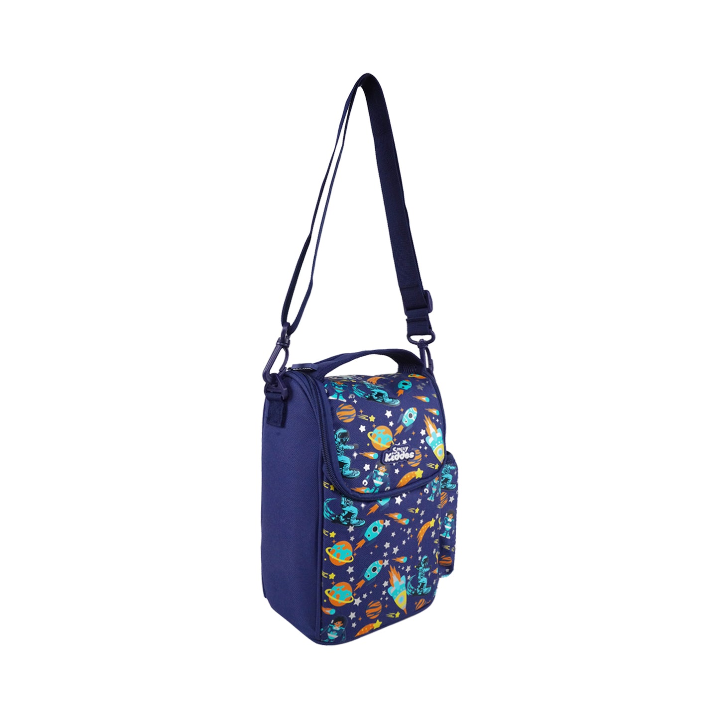 Space Astronaut Strap Lunch Bag V3 |Lunch Bag for Kids | Durable, Spacious & Trendy Blue