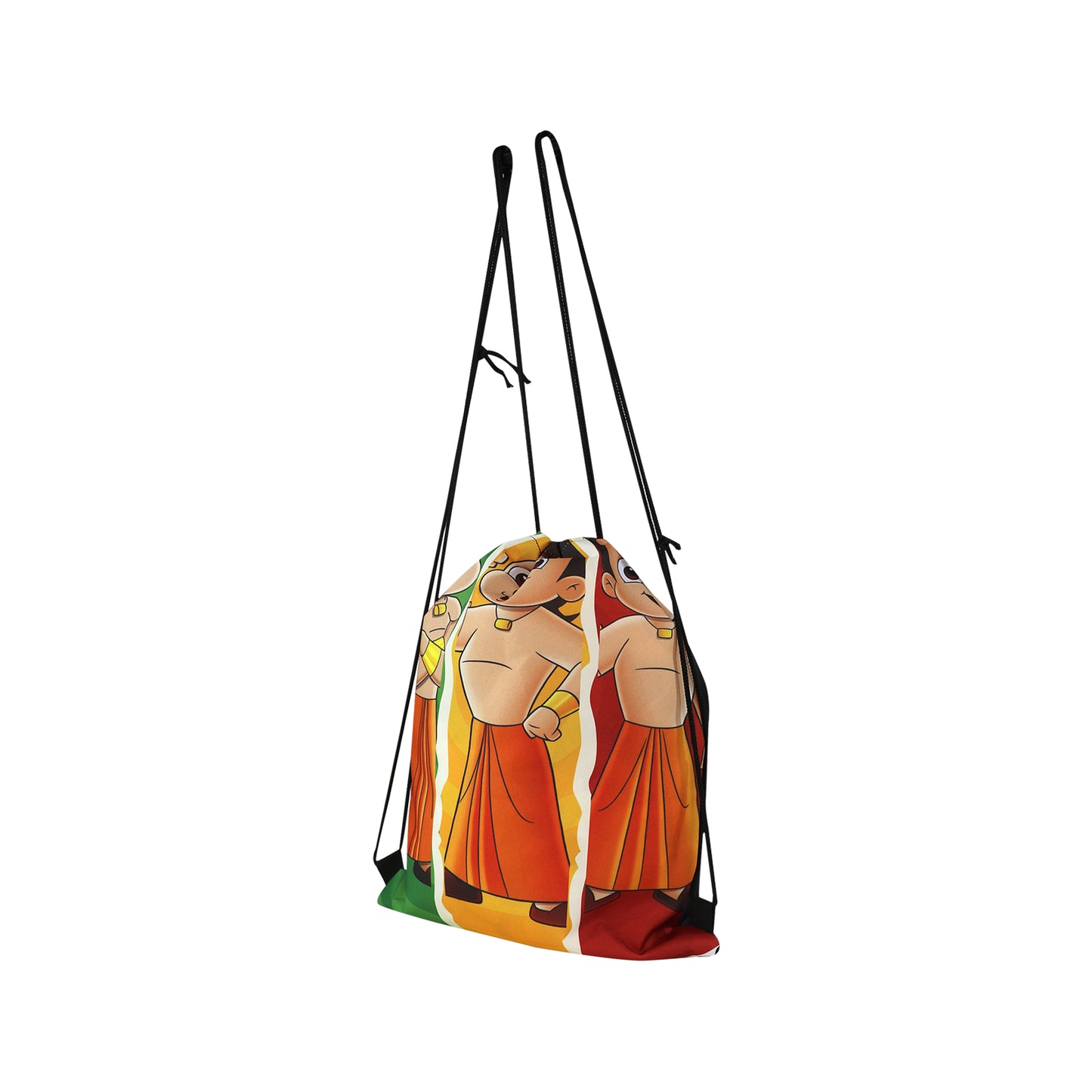 Smily Kiddos Chhota Bheem String Bag | Kids Drawstring Bag | 17x14x0 inches | Multi-Color