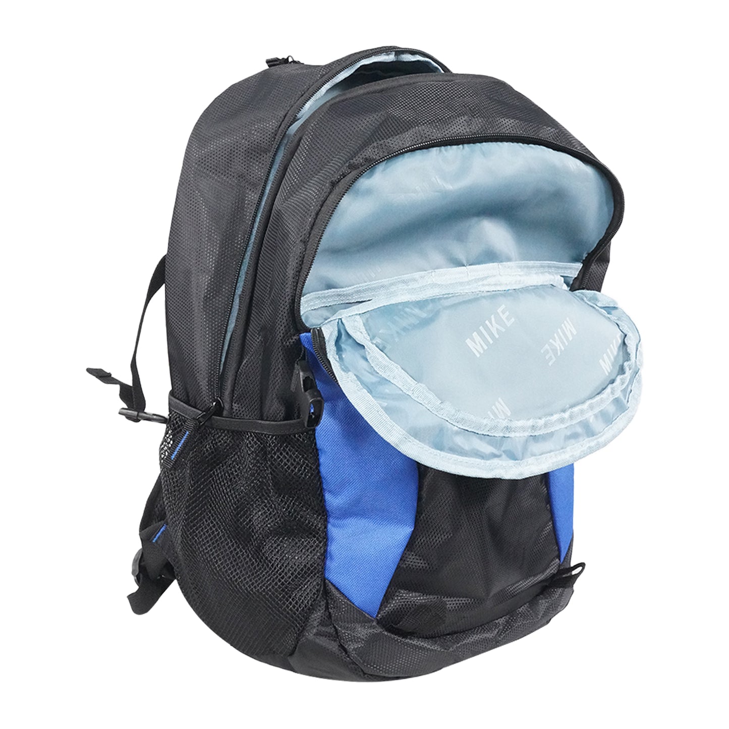 Mike Urban Trek Laptop Backpack with Rain Cover - Black