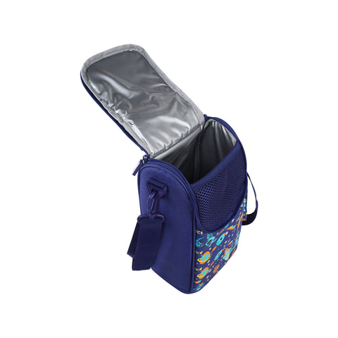 Image of Space Astronaut Strap Lunch Bag V3 |Lunch Bag for Kids | Durable, Spacious & Trendy Blue
