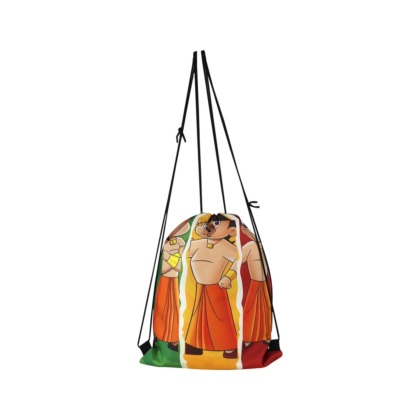 Smily Kiddos Chhota Bheem String Bag | Kids Drawstring Bag | 17x14x0 inches | Multi-Color