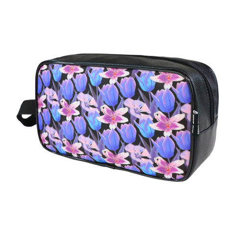 Image of Mike Multi-Functional Makeup Pouch for Women set of 3 - Black