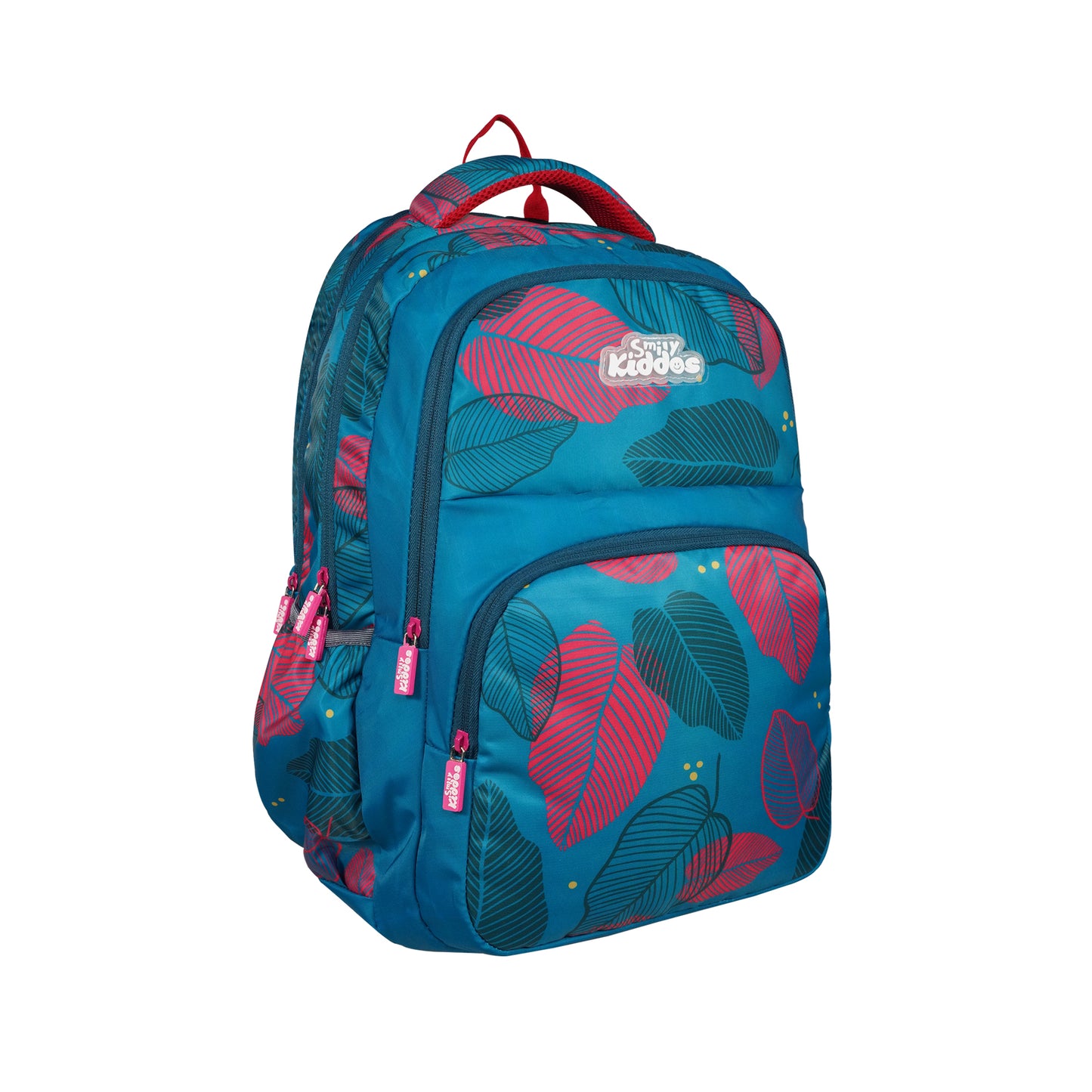 Smily Kiddos Rio Laptop Backpack -Indigo | Stylish Leaf Print | 19 inch School & College Bag (Copy)