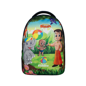 Smily Kiddos - Licensed Chhota Bheem Junior Backpack 2 - N Blue & Black