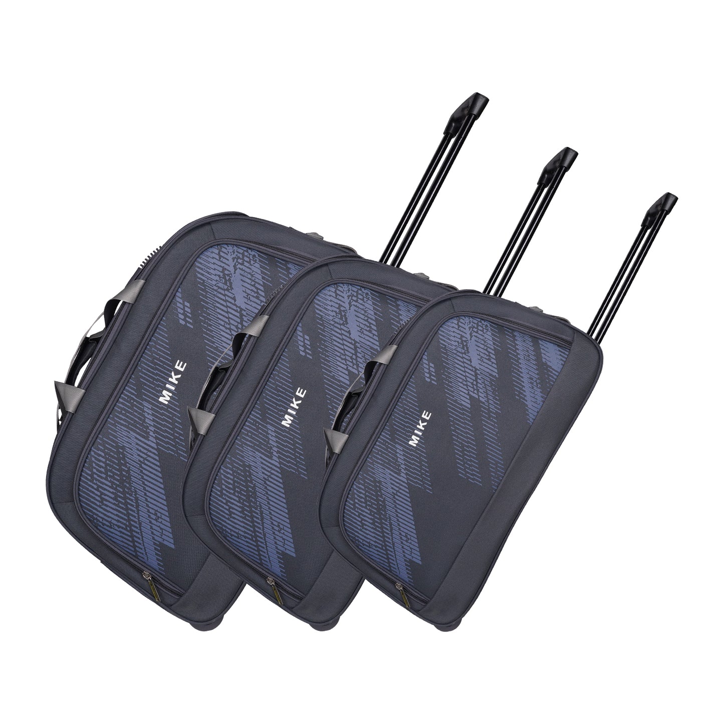 Mike Roadrunner Duffle Trolley Bag Set of 3 – Grey