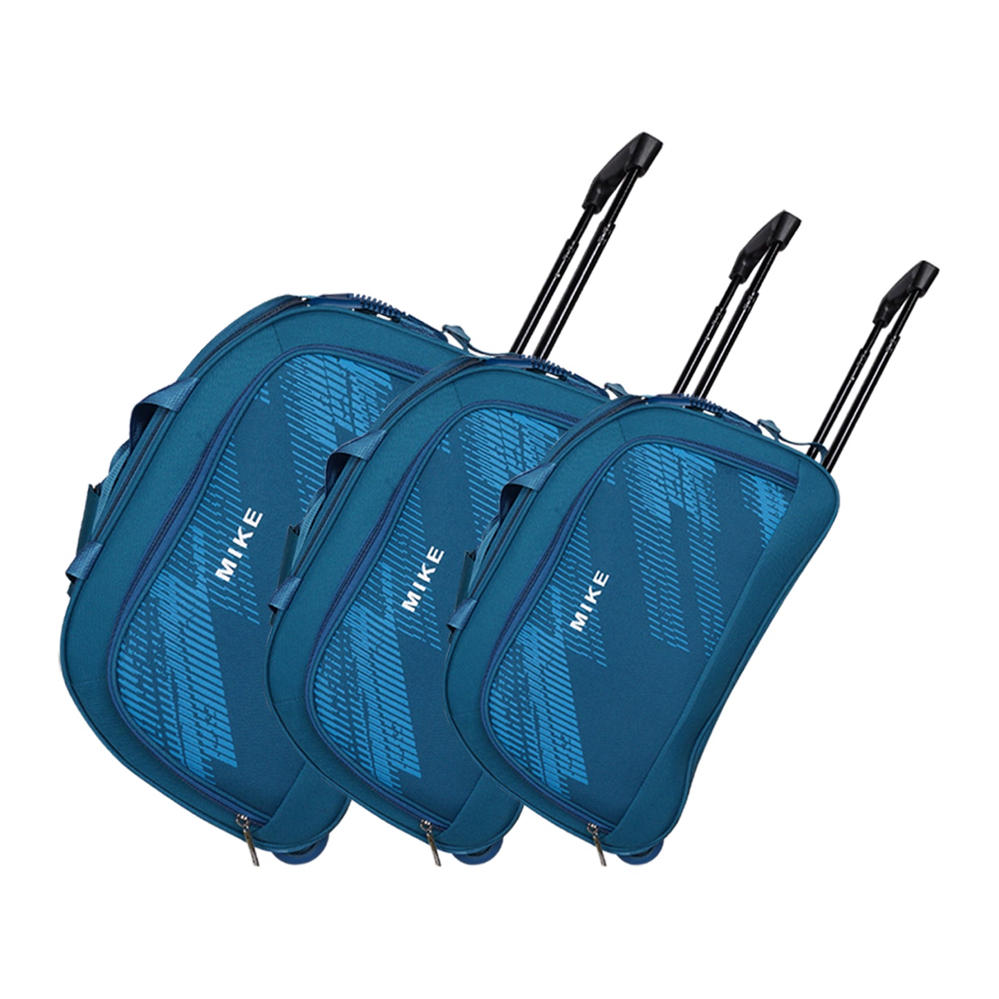Mike Roadrunner Duffle Trolley Bag Set of 3 – Teal