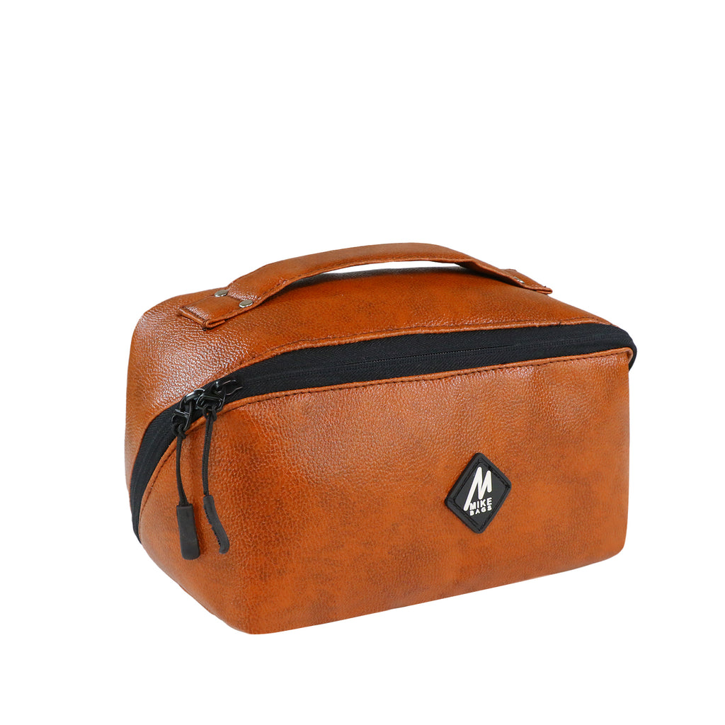 Mike Cosmetic Pouch -Tan