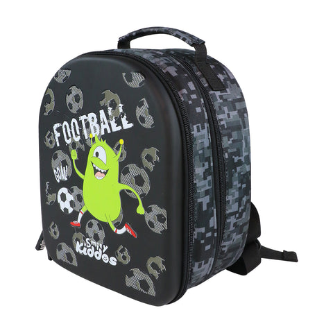 Image of Smily Kiddos Eva Pre School Backpack Alien Theme - Black