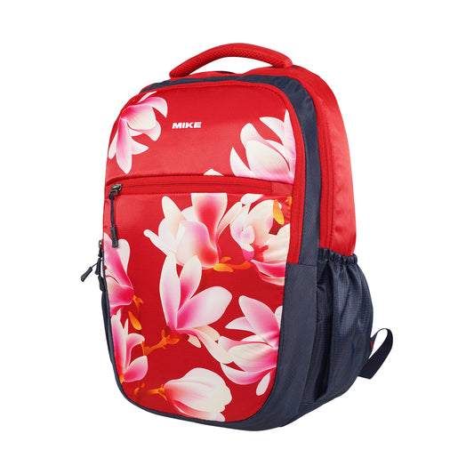 Mike Super Bee Backpack - Red | 32L School Bag for Kids