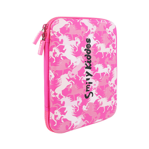 Image of Smily Kiddos Single Compartment Eva Pencil Unicorn Herd - Pink