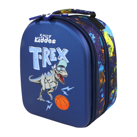 Image of Smily Kiddos Eva Pre School Backpack T-rex - Blue
